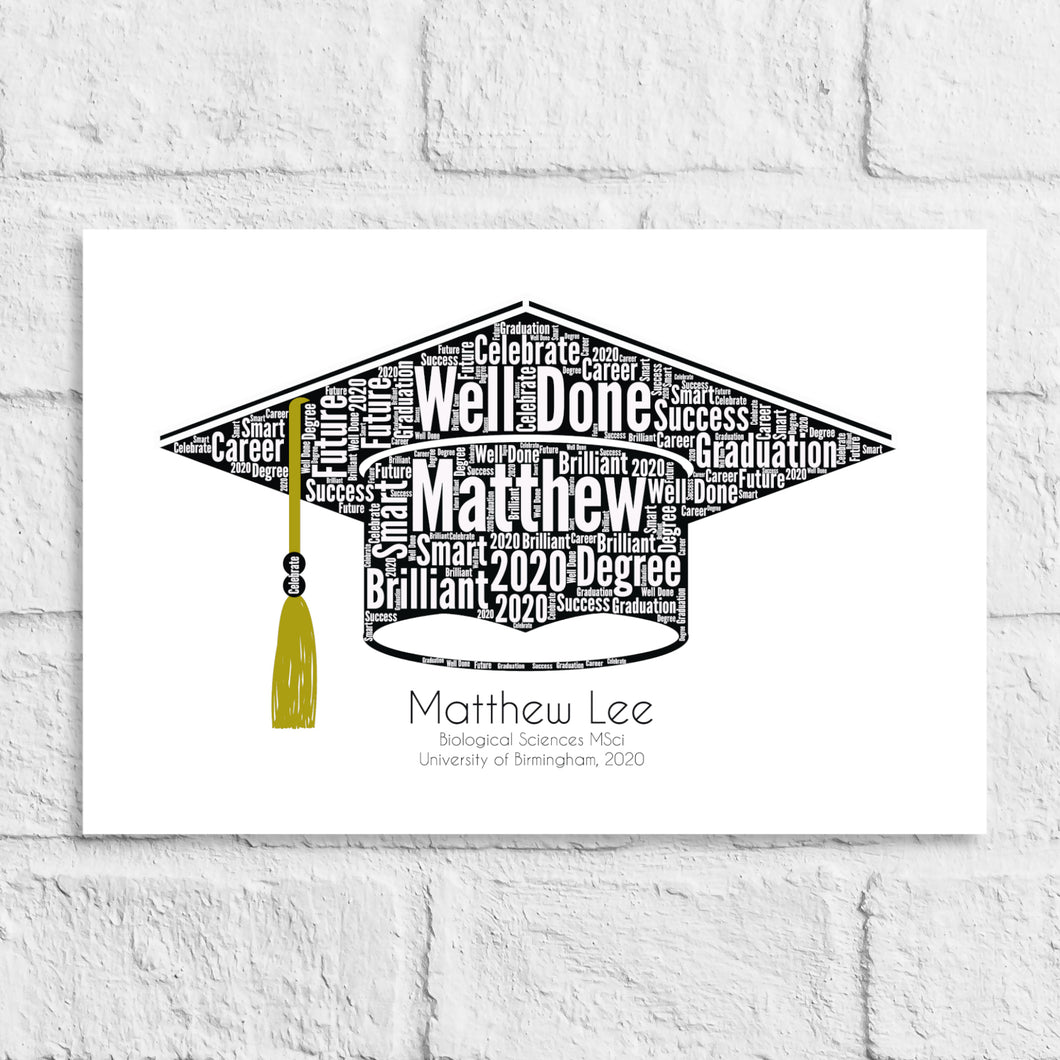 Personalised Gift idea for Graduation 