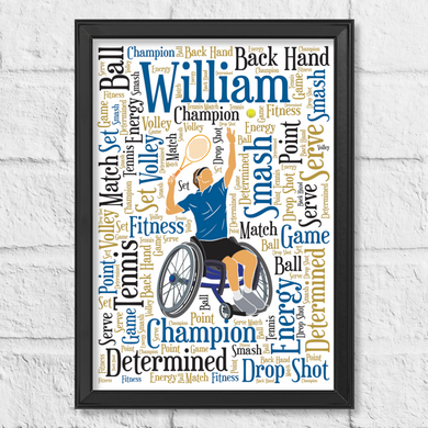 Paralympics tennis gift